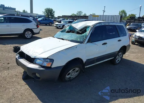 2004 Subaru Forester 2.5X из США, поврежденный, VIN JF1SG63604H762555